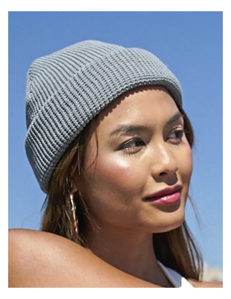 FLE-1505RY-Recycled Yarn Waffle Knit Beanie 2